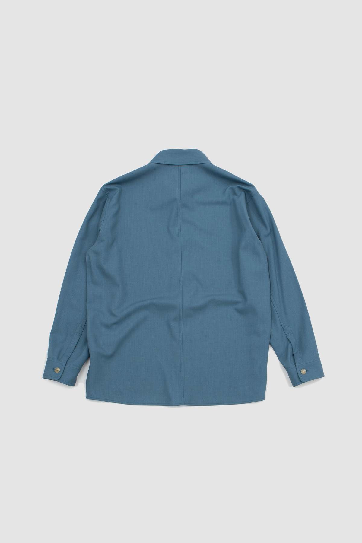 Auralee Dobby Shirt - Blue Gray | Garmentory
