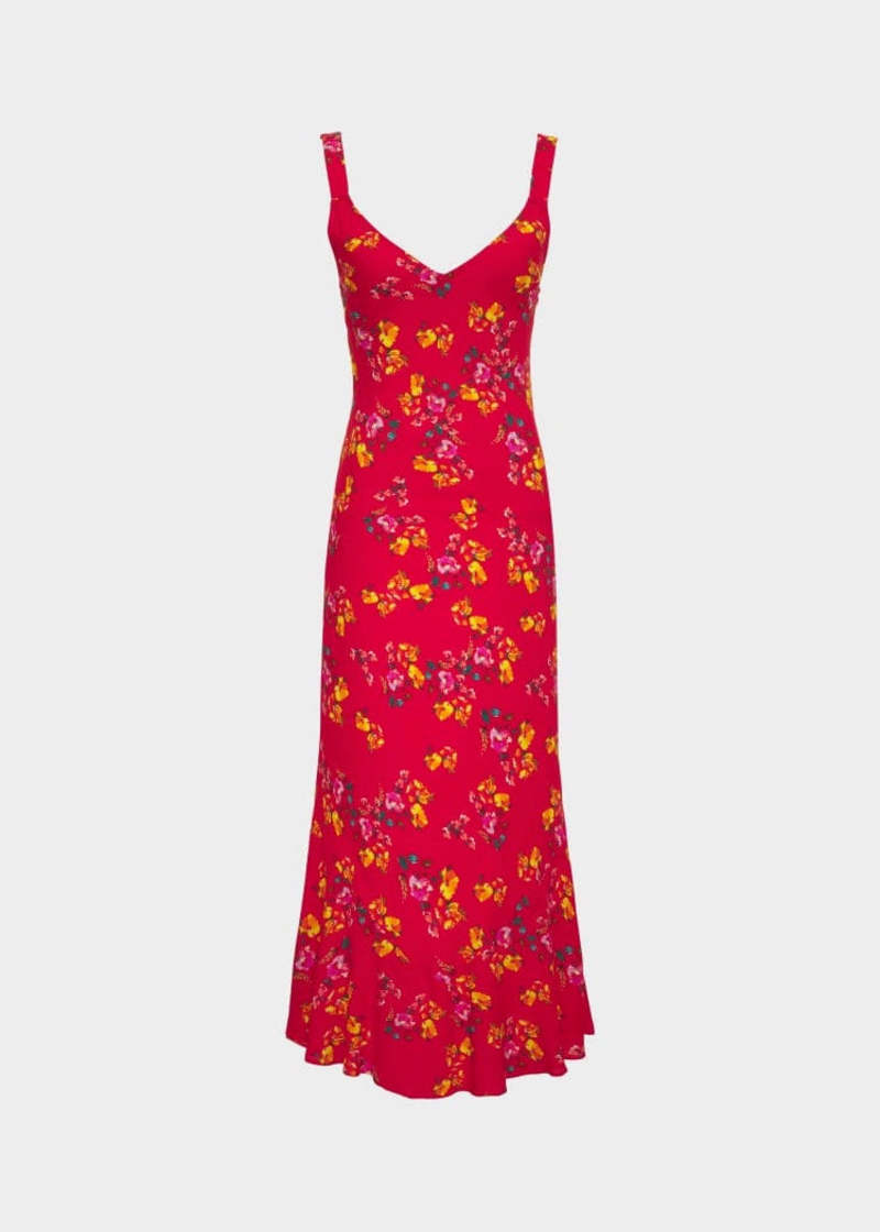 RUMORED Sunnyside Midi Dress - Prints | Garmentory