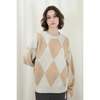 Micaela Greg Diamond Sweater - Thumbnail 1
