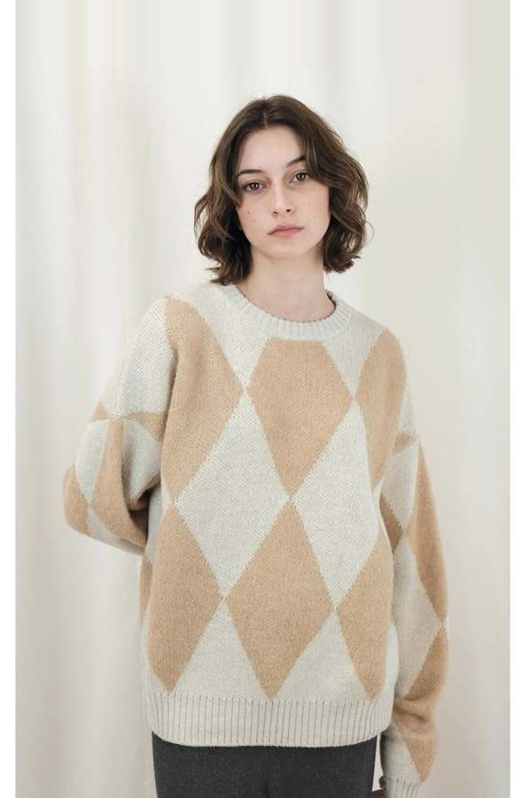 Micaela Greg Diamond Sweater