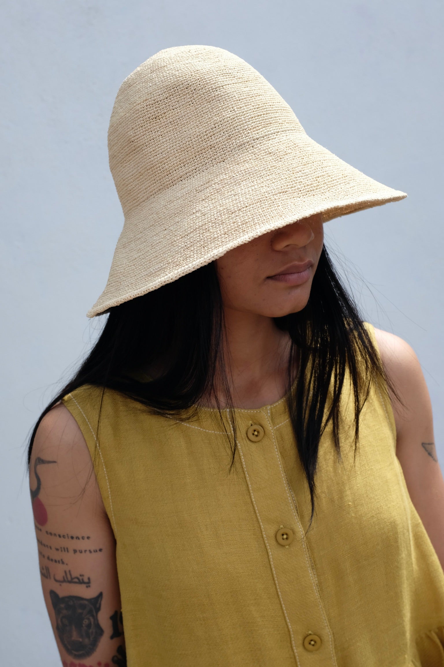 Janessa Leone Tegan raffia hat Teagan Hat | JANESSA LEONE | elysewalker main image 2