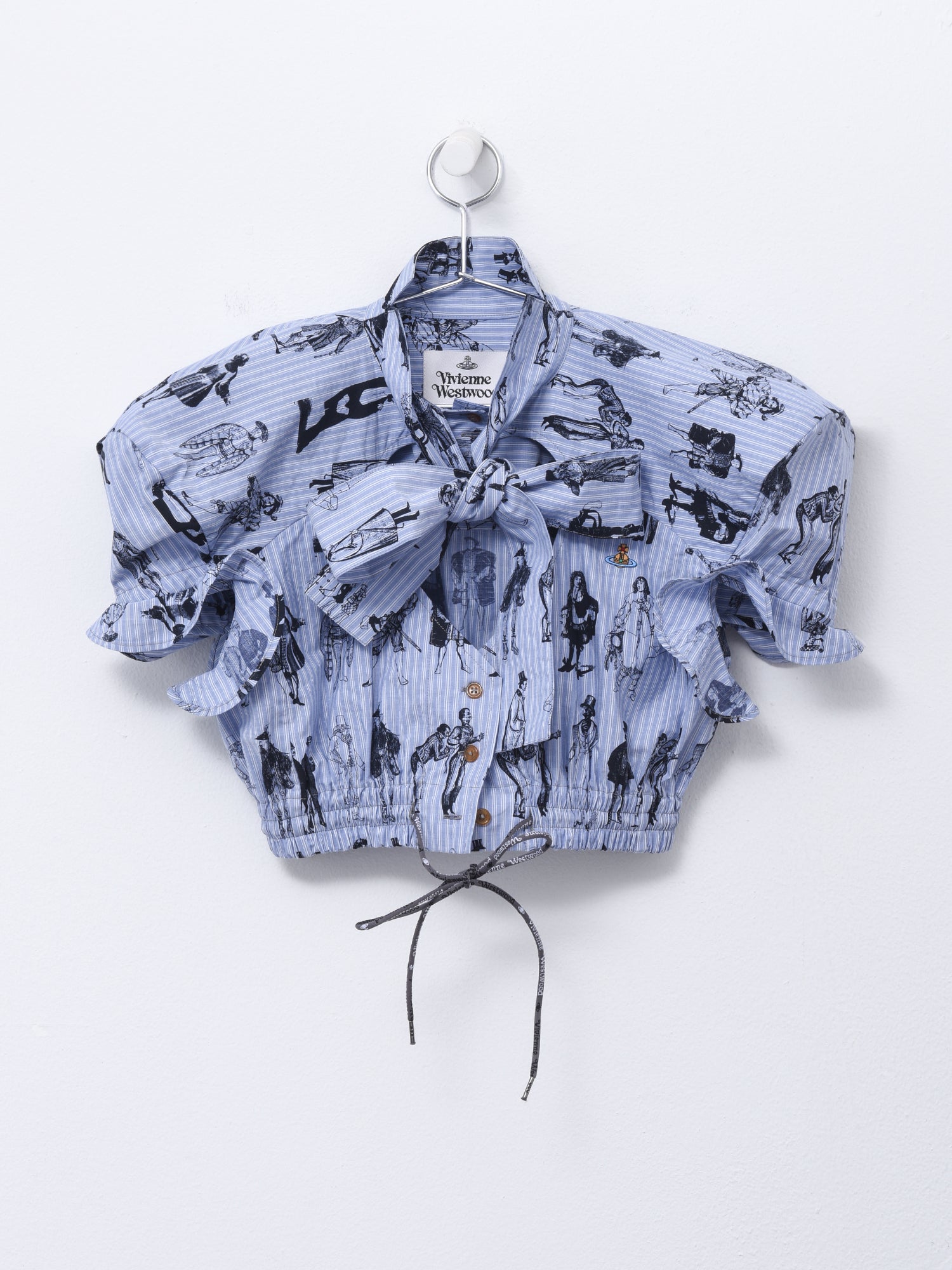 Vivienne Westwood CROPPED FOOTBALL HEART SHIRT - EVOLUTION OF MEN