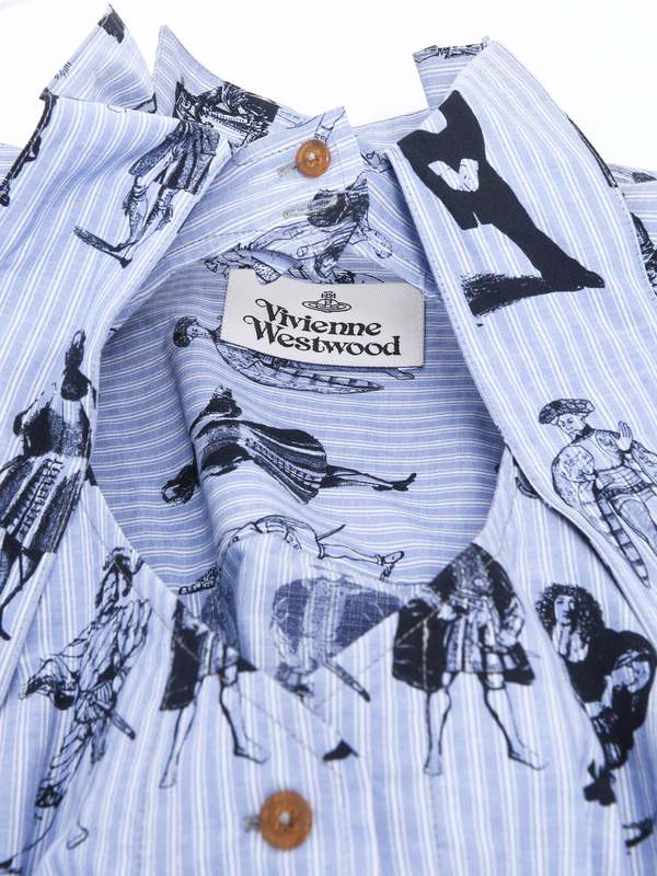 Vivienne Westwood CROPPED FOOTBALL HEART SHIRT - EVOLUTION OF MEN