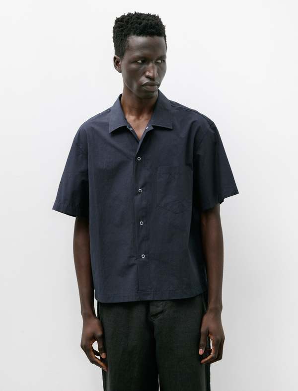 James Coward Sundown Shirt - Navy Typewriter | Garmentory