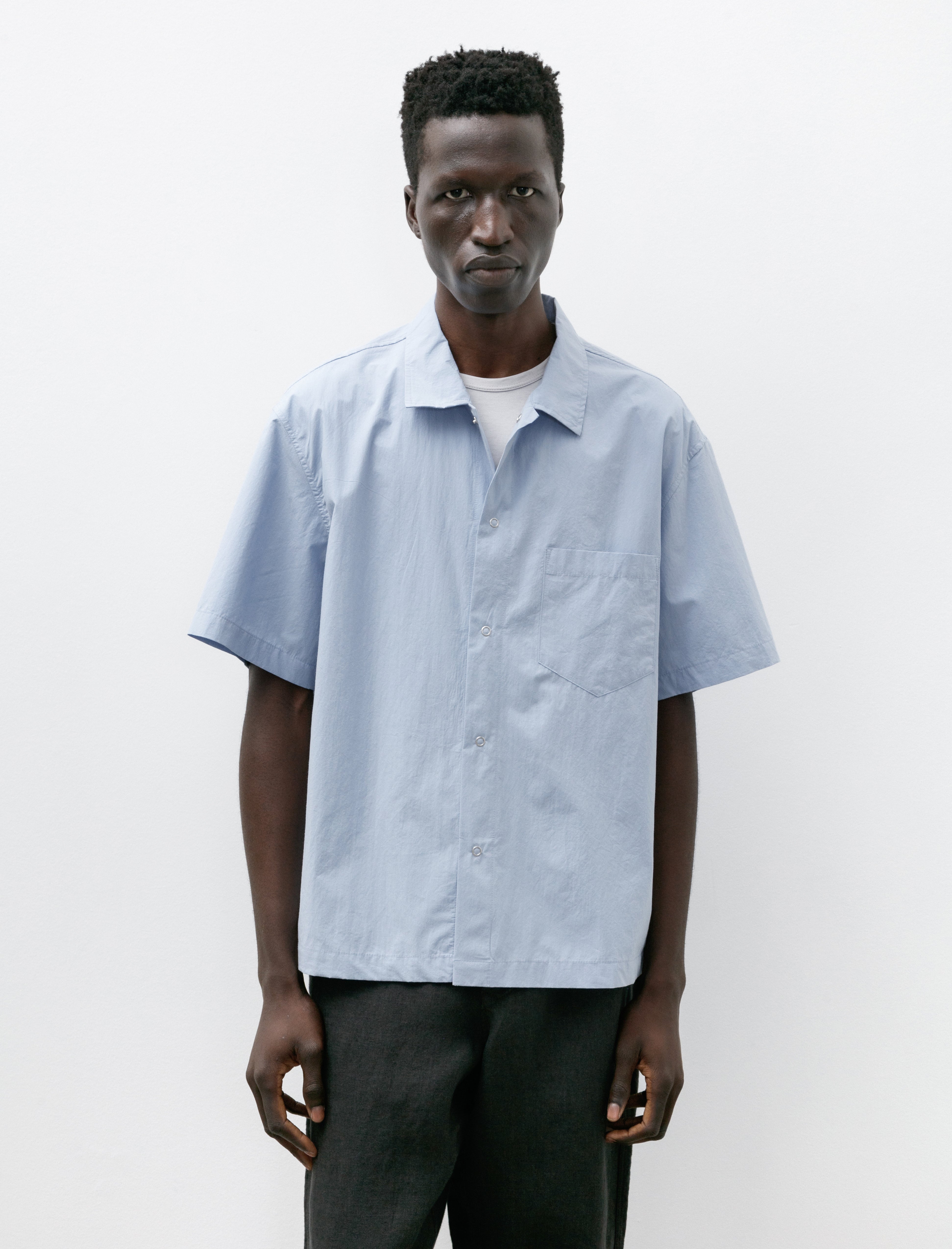 James Coward Sundown Shirt - Sky Typewriter | Garmentory