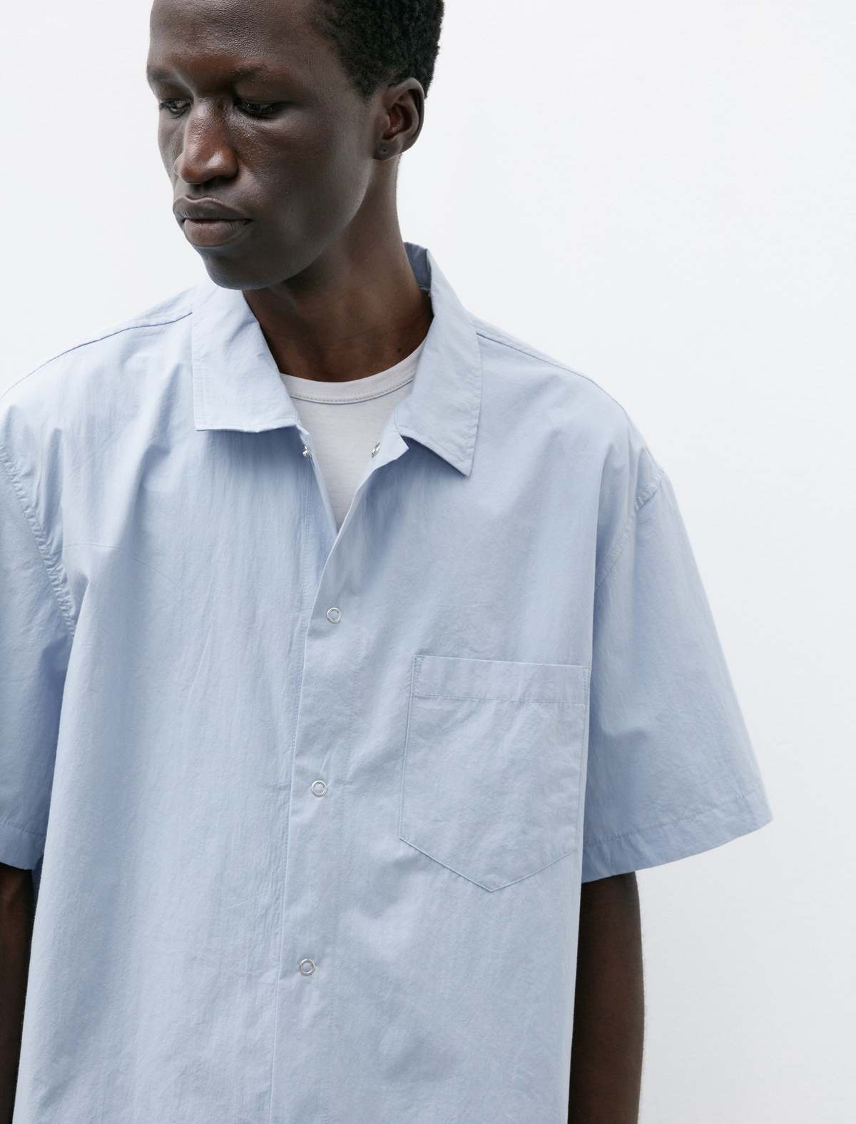 James Coward Sundown Shirt - Sky Typewriter | Garmentory
