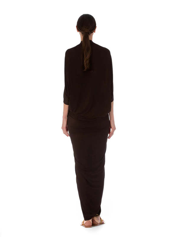 silvia tcherassi brown dress Moira Dress