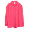 VAN ICH (Germany) Satin Weave Eased Peasant Sleeve Blouse Rhodonite : L - Thumbnail 1