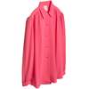 VAN ICH (Germany) Satin Weave Eased Peasant Sleeve Blouse Rhodonite : L - Thumbnail 6