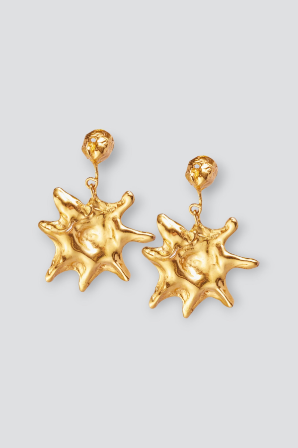 Simuero Gold Astro Earrings