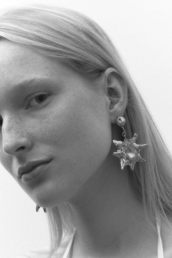 Simuero Gold Astro Earrings