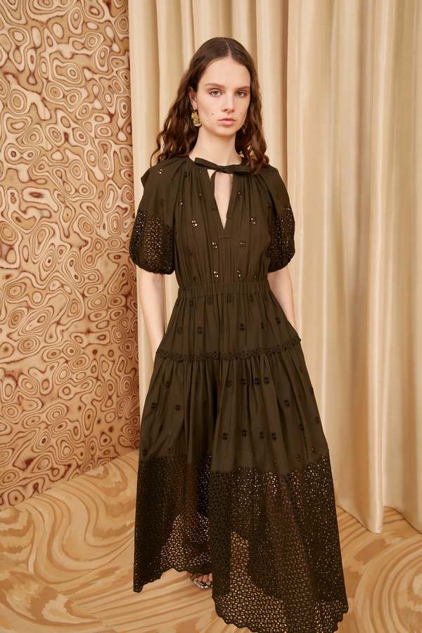 Ulla Johnson Nova Dress - Militaire | Garmentory Ulla Johnson Nova Dress - Militaire | Garmentory