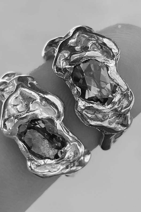 Simuero Ola Ring - Silver/Green