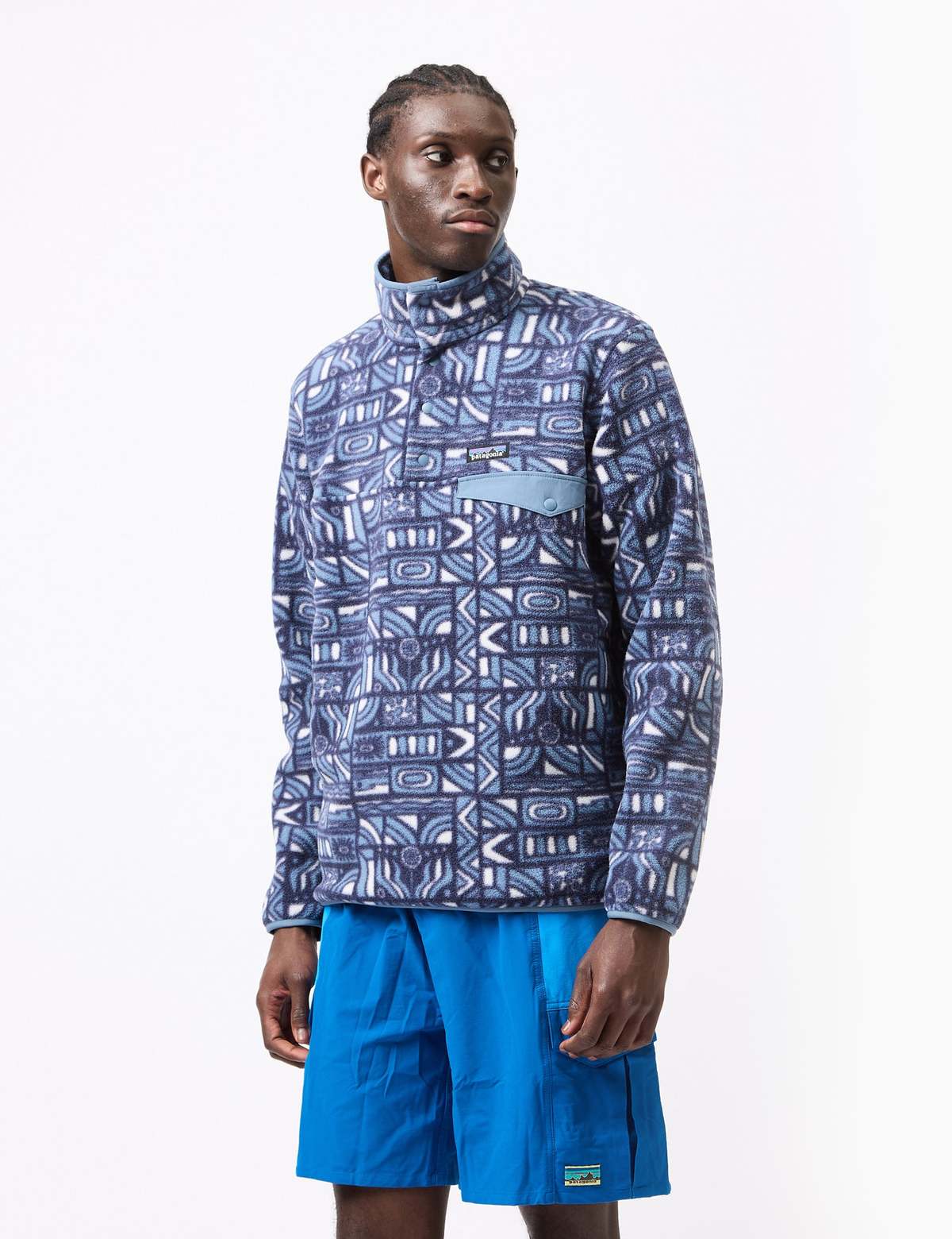 Patagonia Lightweight Synch Snap-T Fleece New Visions Pullover