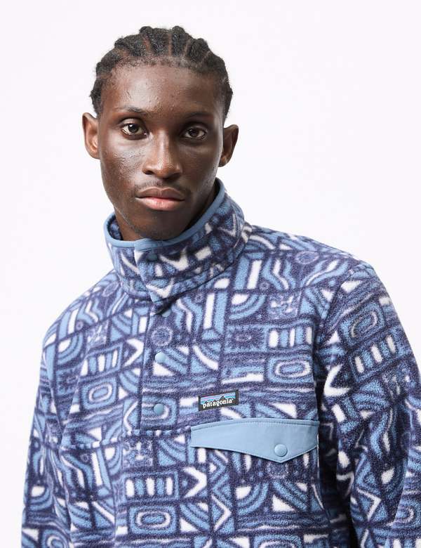 Patagonia Lightweight Synch Snap-T Fleece New Visions Pullover