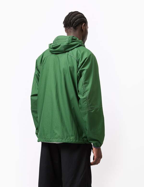 and Wander Rip Stop Breath Hooded Jacket - Green | Garmentory