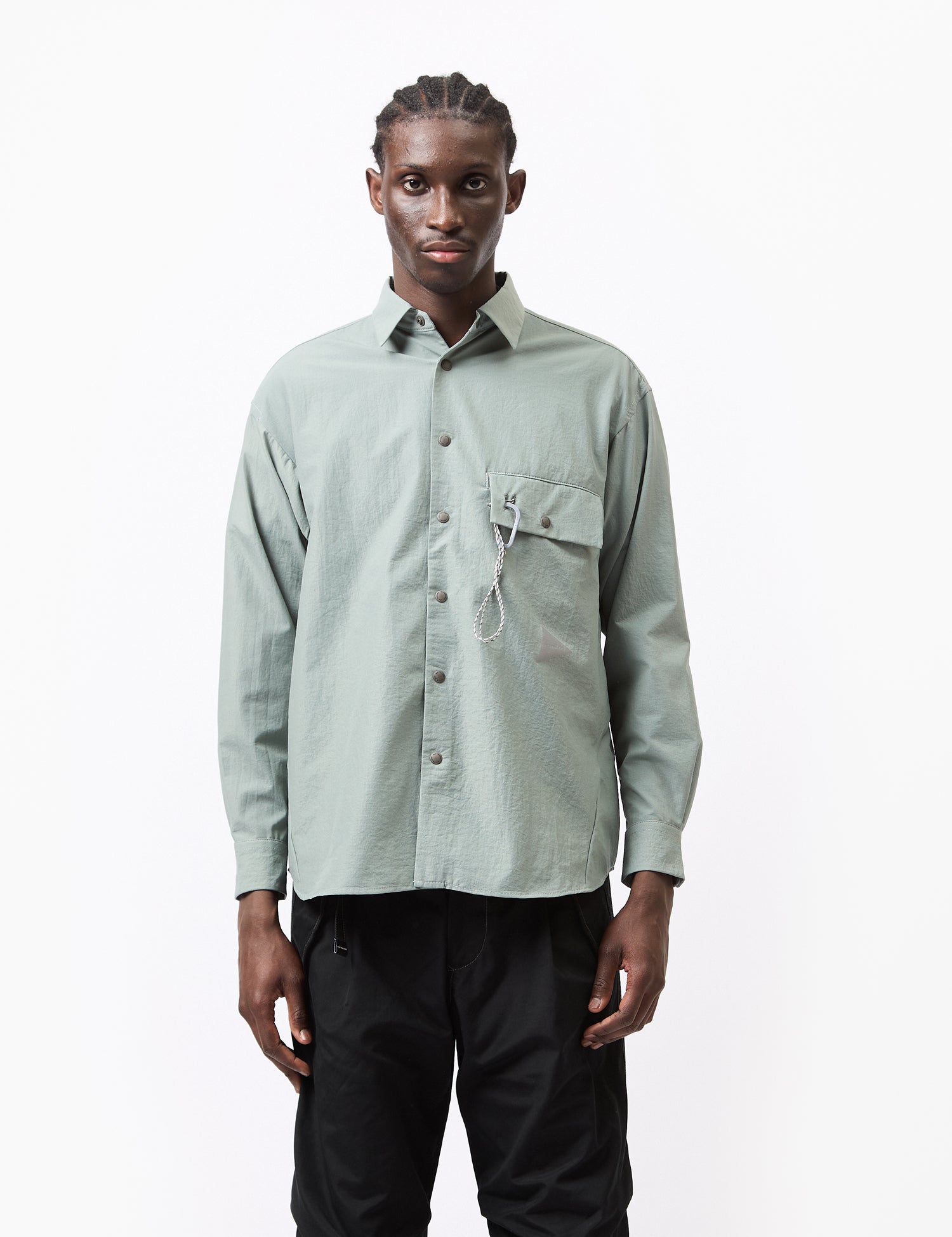 and Wander Dry Breathable Shirt - Blue Grey | Garmentory