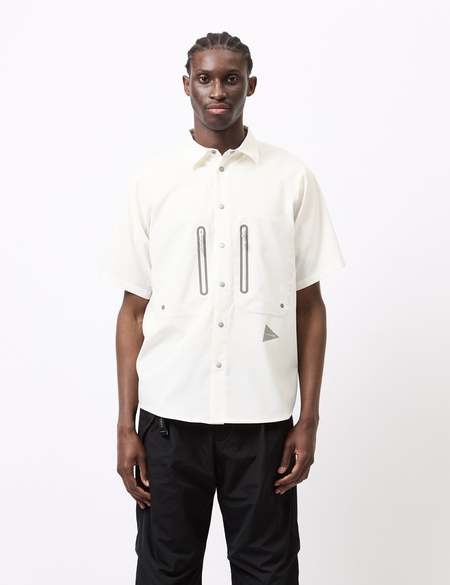 and wander Dry Rip Long Pullover - Beige | Garmentory