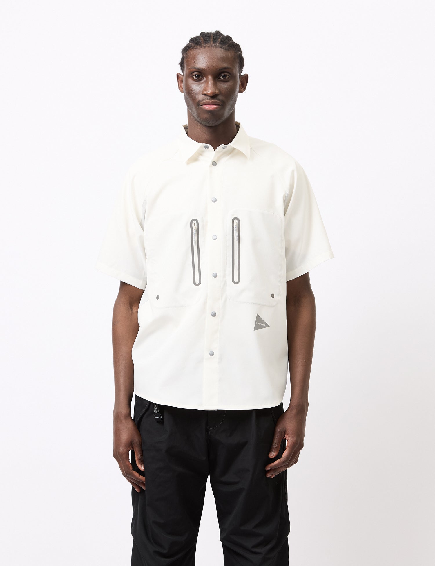 and Wander Tech Short Sleeve Shirt - Off White | Garmentory