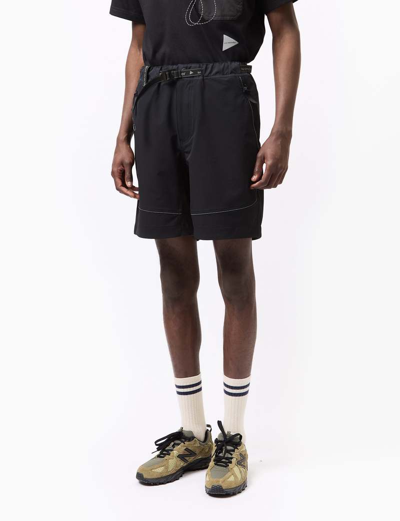 限定TREK NYLON WIDE SHORT / BLACK 5744122109-010_sivasdescalzo-