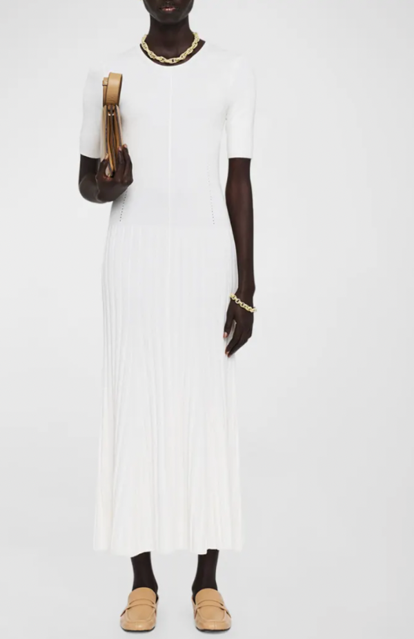 long sleeve open knit dress Eleonora Dress main image 0