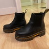 Black polished Lucido Platform boot  - Thumbnail 12