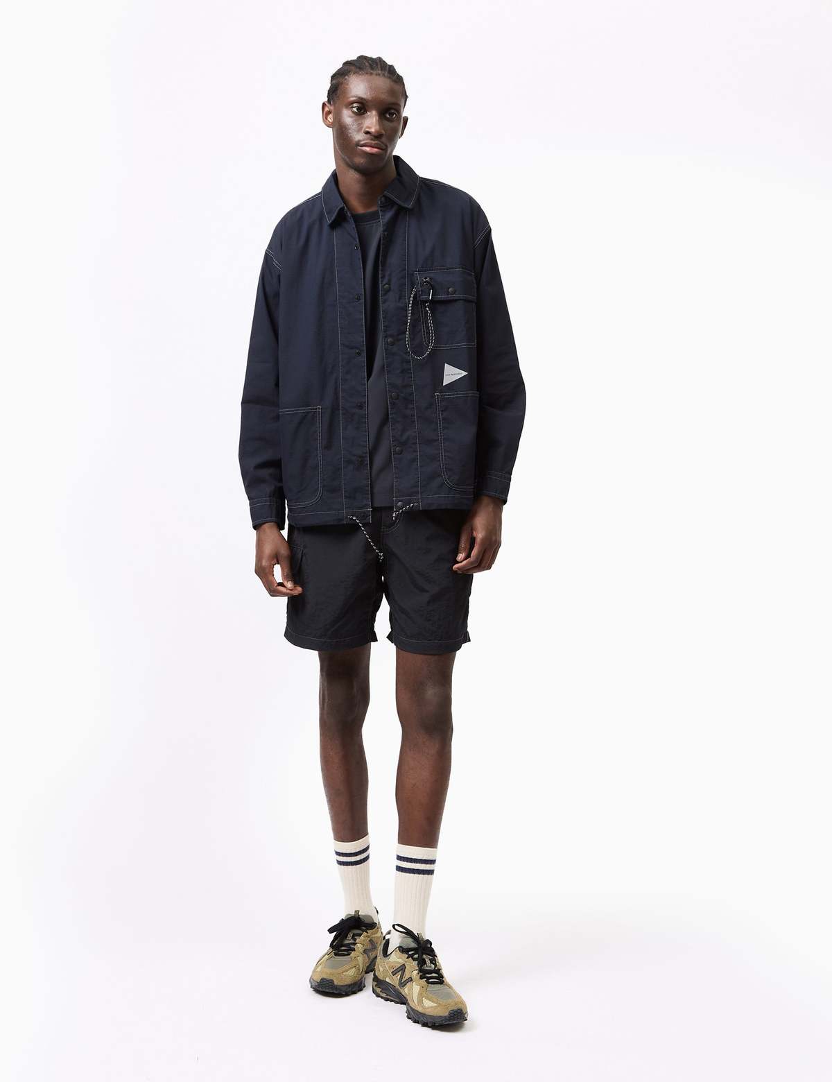 and Wander Dry Rip Shirt Jacket - Navy | Garmentory