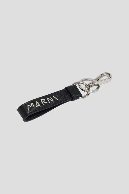 長財布 MARNI Two-tone leather key chain case Marni two-tone Leather Keyholder | Brown | FARFETCH CA