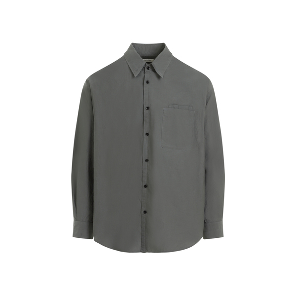 Lemaire Double Pocket Ls Shirt - Asphalt | Garmentory