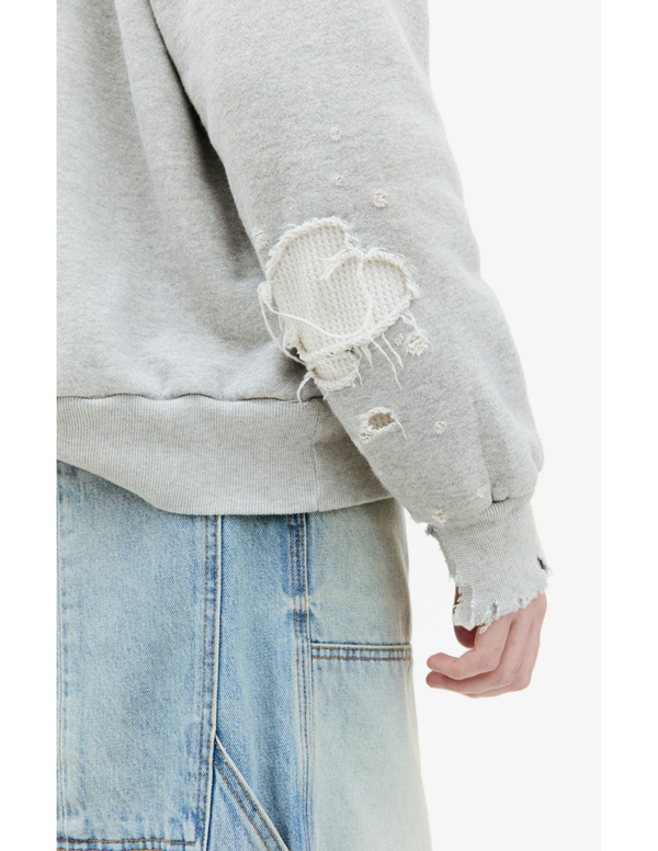 Saint Mxxxxxx Destroyed Hoodie | Garmentory 