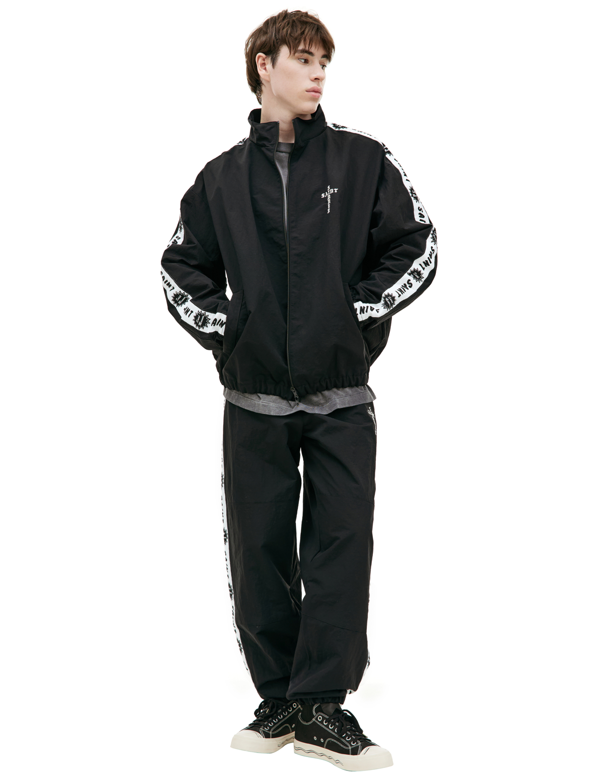 Saint Mxxxxxx Side Tape Track Jacket | Garmentory