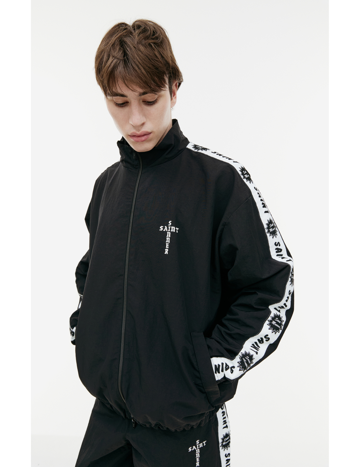 Saint Mxxxxxx Side Tape Track Jacket | Garmentory