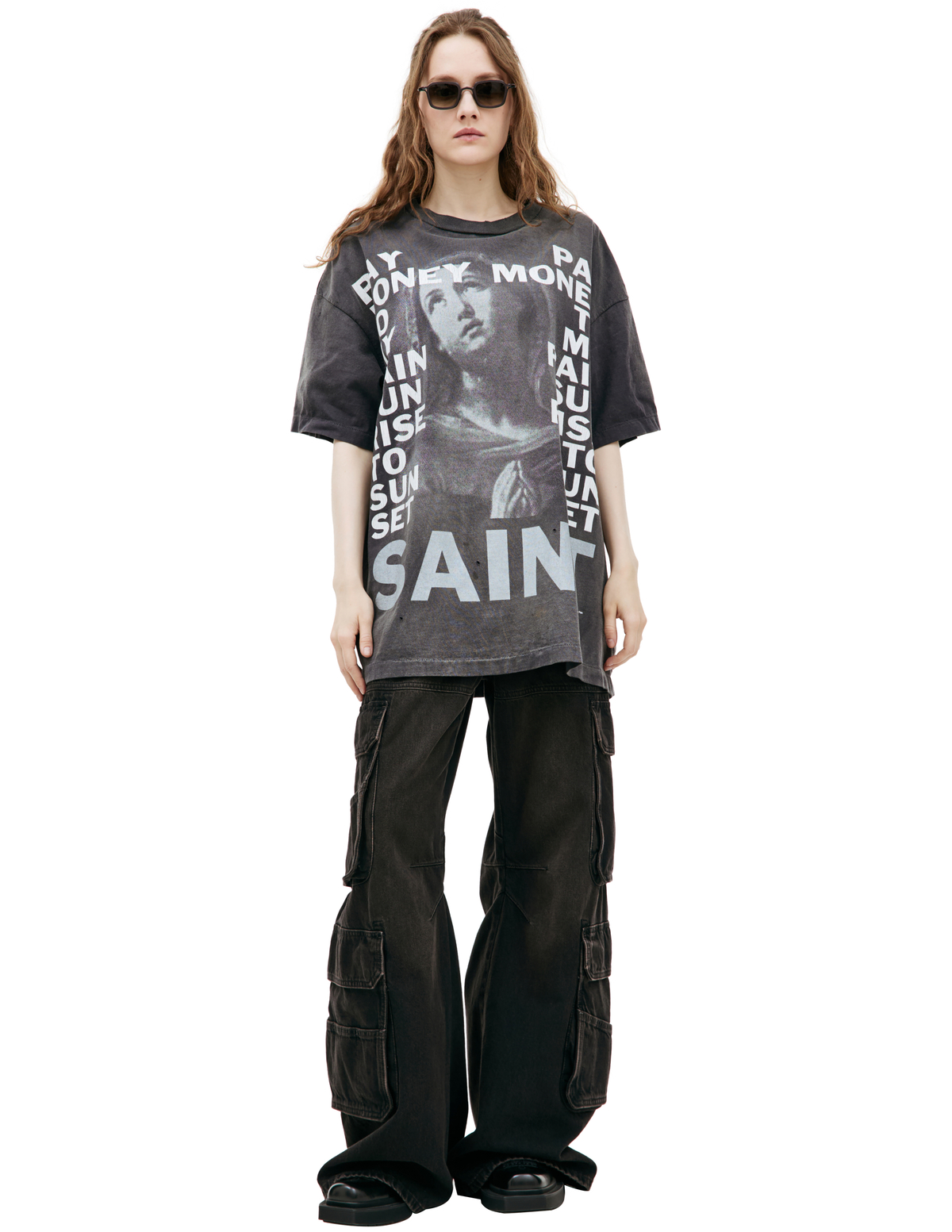 Saint Mxxxxxx Stay Real Printed T-shirt | Garmentory