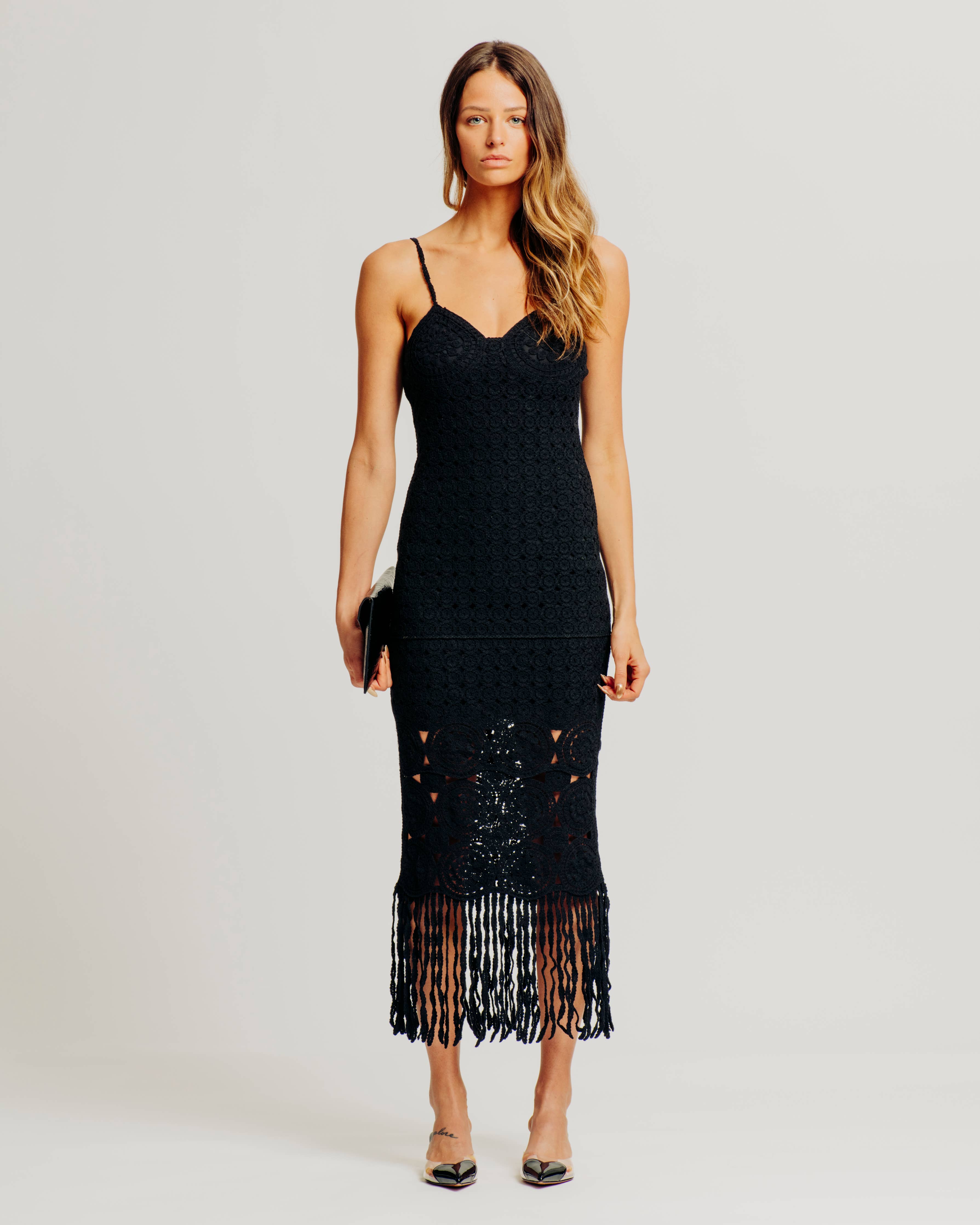 Torn by Ronny Kobo Ronny Kobo Toby Dress - Black
