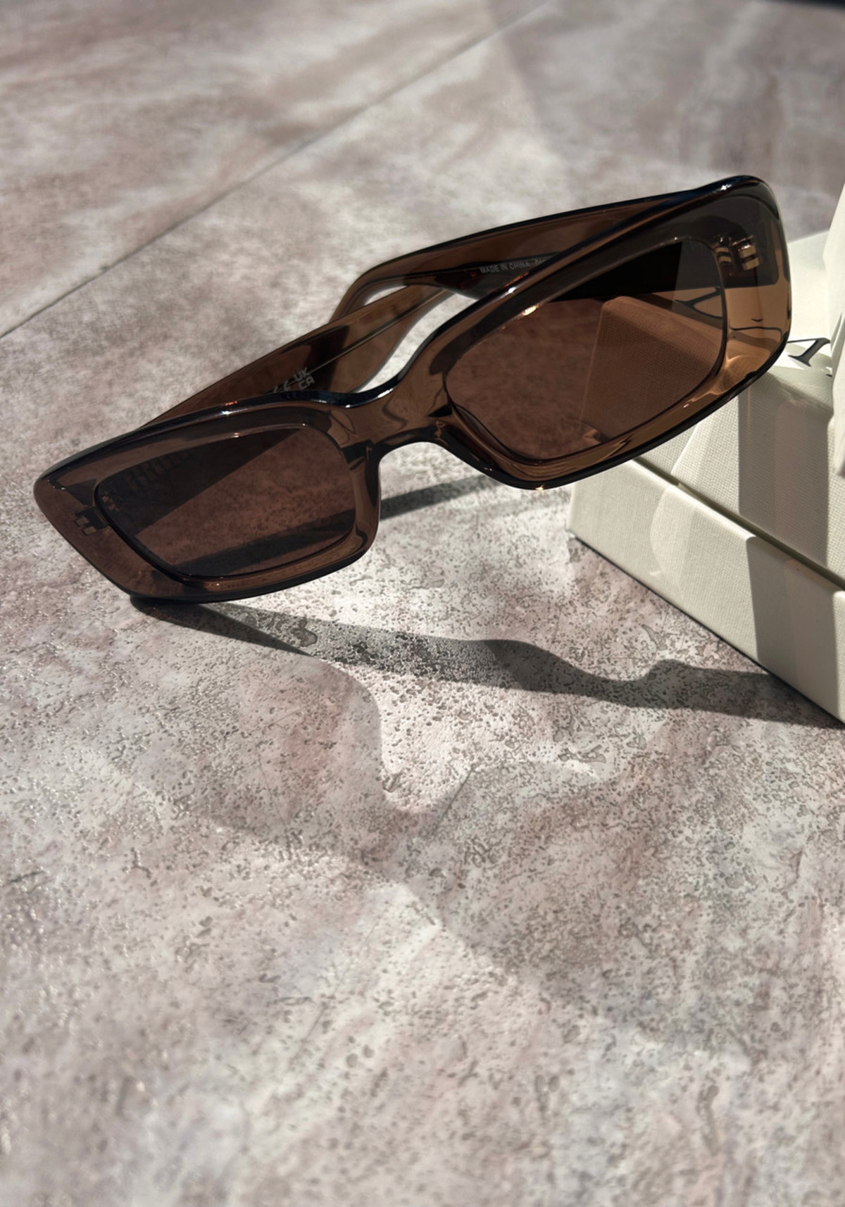 DMY by DMY Preston Sunglasses - Transparent Brown | Garmentory