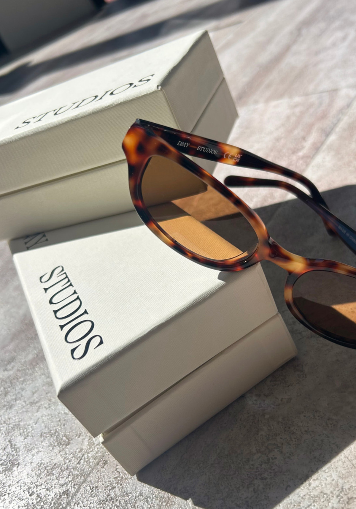 DMY Studios Romi Sunglasses in Havana Romi Transparent Rust Sunglasses – DMY Studios main image 2
