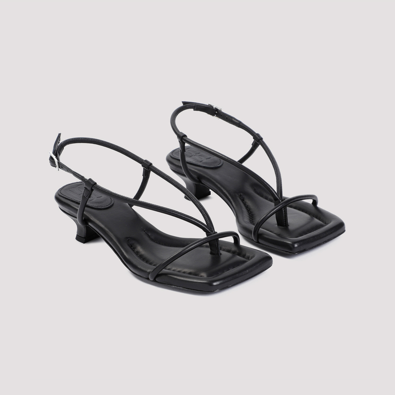 【関税込み】By Malene Birger ブラック Tevi ヒールサンダル By Malene Birgerのブラック Tevi ヒールサンダルがセール中