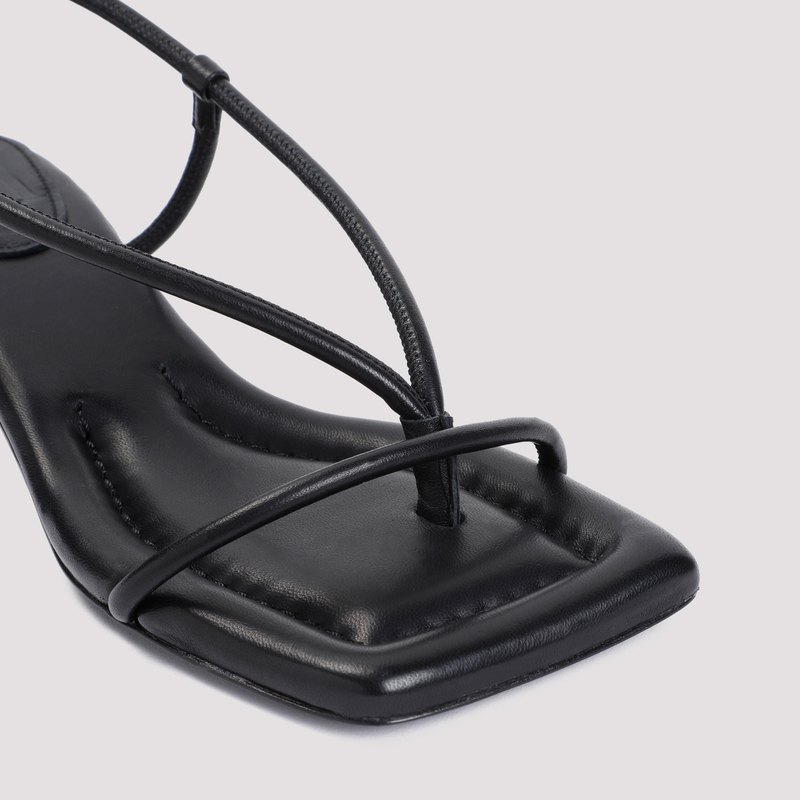 【関税込み】By Malene Birger ブラック Tevi ヒールサンダル By Malene Birger Tevi Sandals - Black | Garmentory