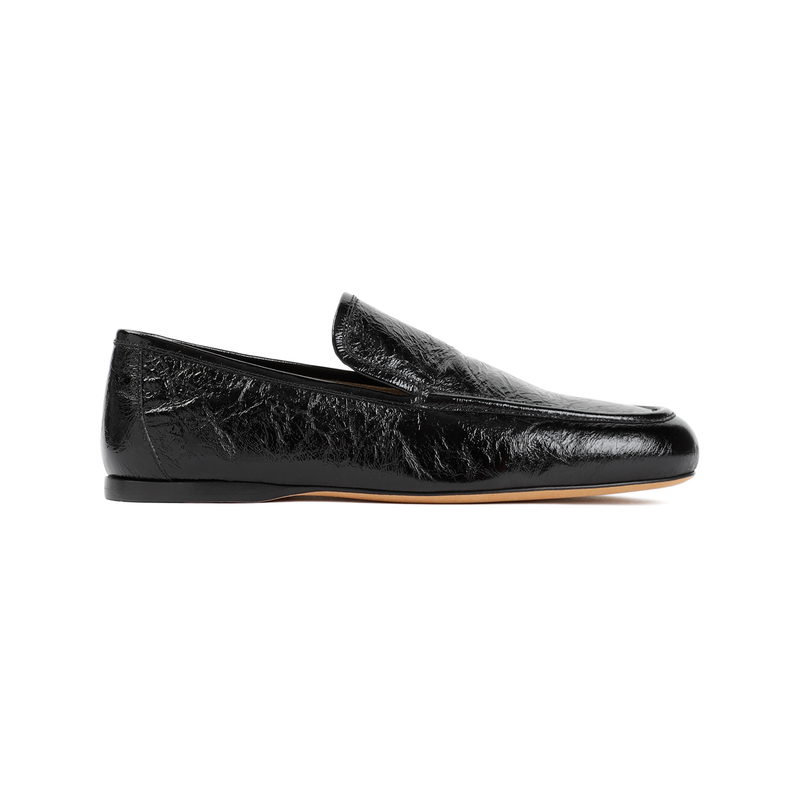 【関税込み】KHAITE 'Alessia' loafers Alessia leather-trimmed mesh loafers in neutrals - Khaite