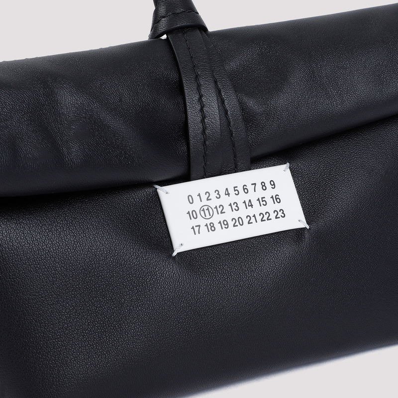 Maison Margiela★素敵！Clutch Bag Maison Margiela Snatched Leather Clutch Bag | Black | FARFETCH