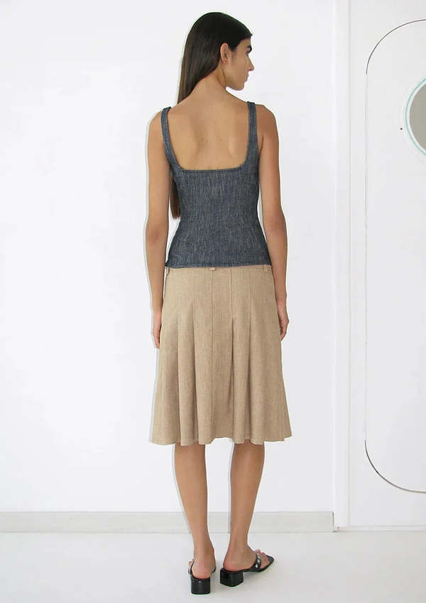 Paloma Wool Bonaire Top - Denim | Garmentory