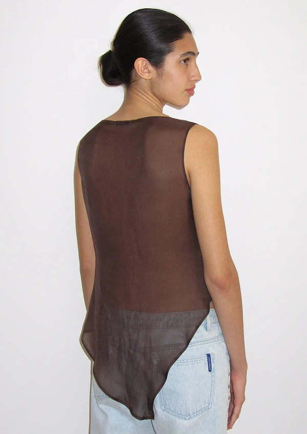 Paloma Wool Sato Top - Brown | Garmentory