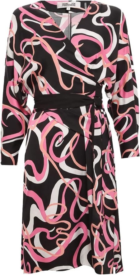 Diane von Furstenberg Pasquale One Shoulder Belted Dress