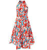 Diane Von Furstenberg Nicola Midi Dress - Abstract Dot Lg Turquoise - Thumbnail 1