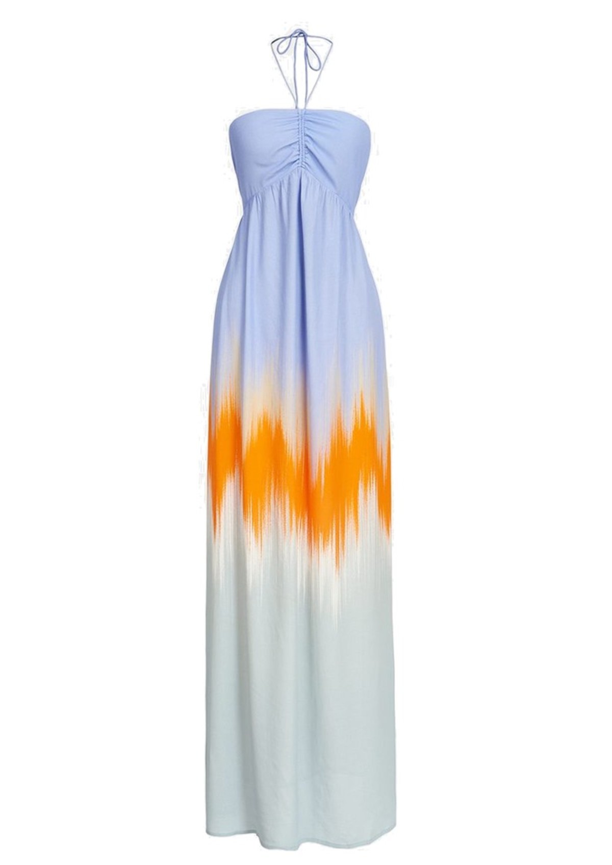 Essentiel Antwerp Women's Dimple Ombre Halter Neck Maxi Dress - Multicolor  | Garmentory