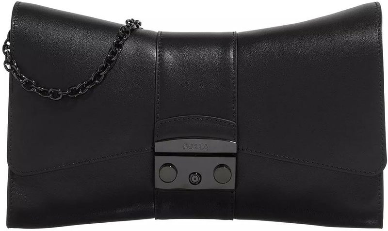 値下げ！FURLA バッグ＊ Furla Shoulder Bag Greige Gold Hardware Metropolis S Women's