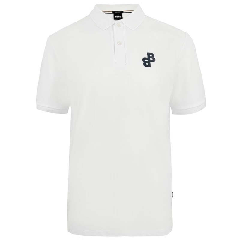 Tシャツ・カットソー Hugo Boss SS25 'Parlay 190' polo shirt (50494697 101) BOSS Polo - Parlay 190 – Men Wardrobe