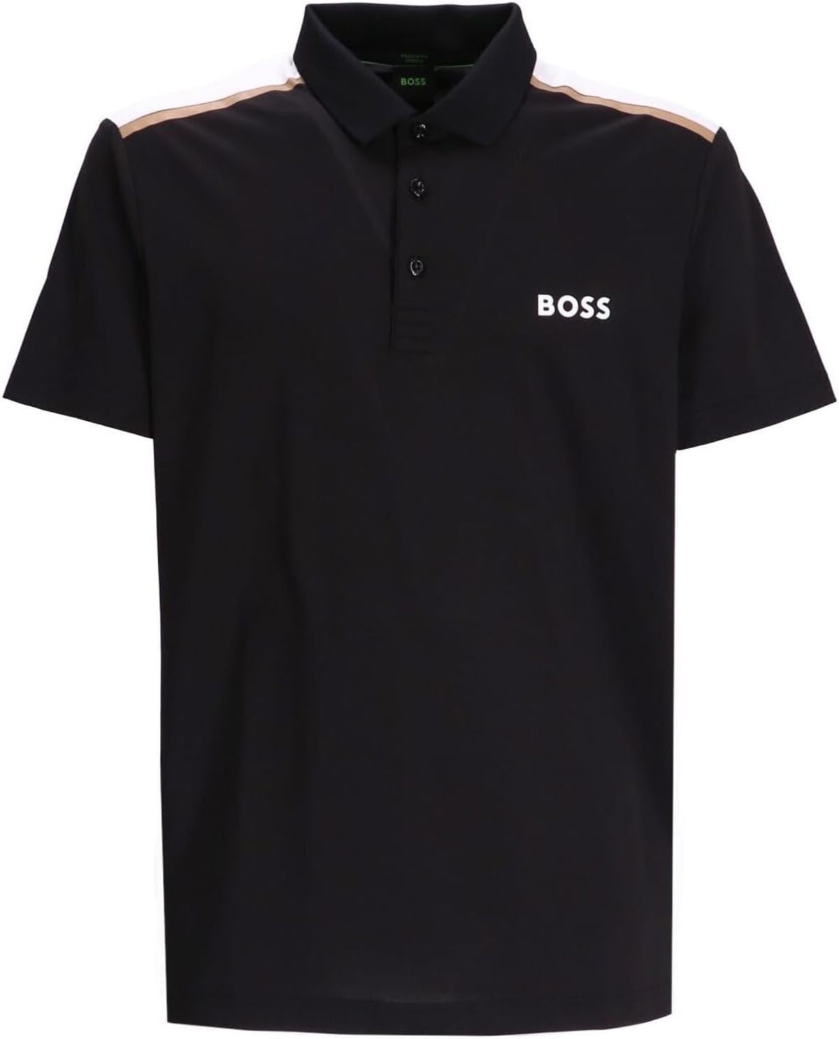 Hugo Boss Men's Paddytech Stretch Poly Short Sleeve Polo T Shirt