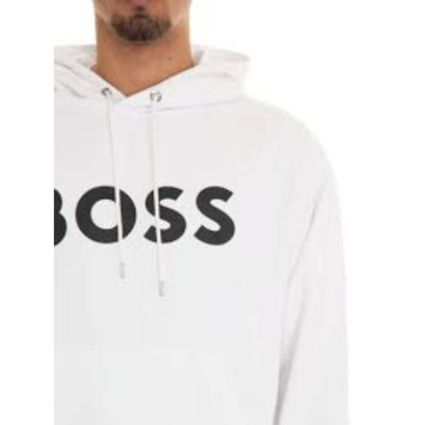 Hugo Boss Men's Sullivan 16 Hoodie Sweatshirt White