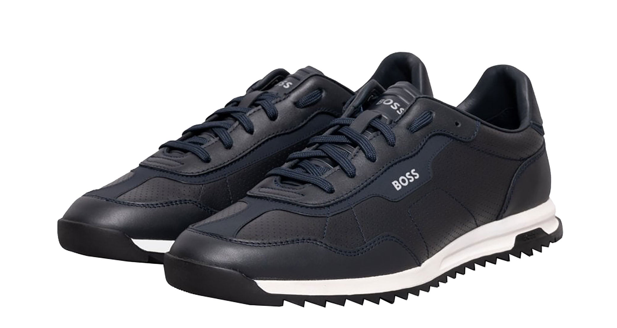 【関税&送料込】Boss Leather Sneaker Men's HUGO BOSS Leather Sneakers - up to −64% | Stylight